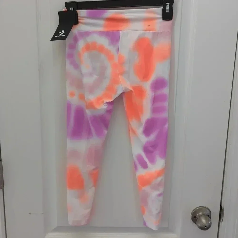 Converse high rise tie dye leggings